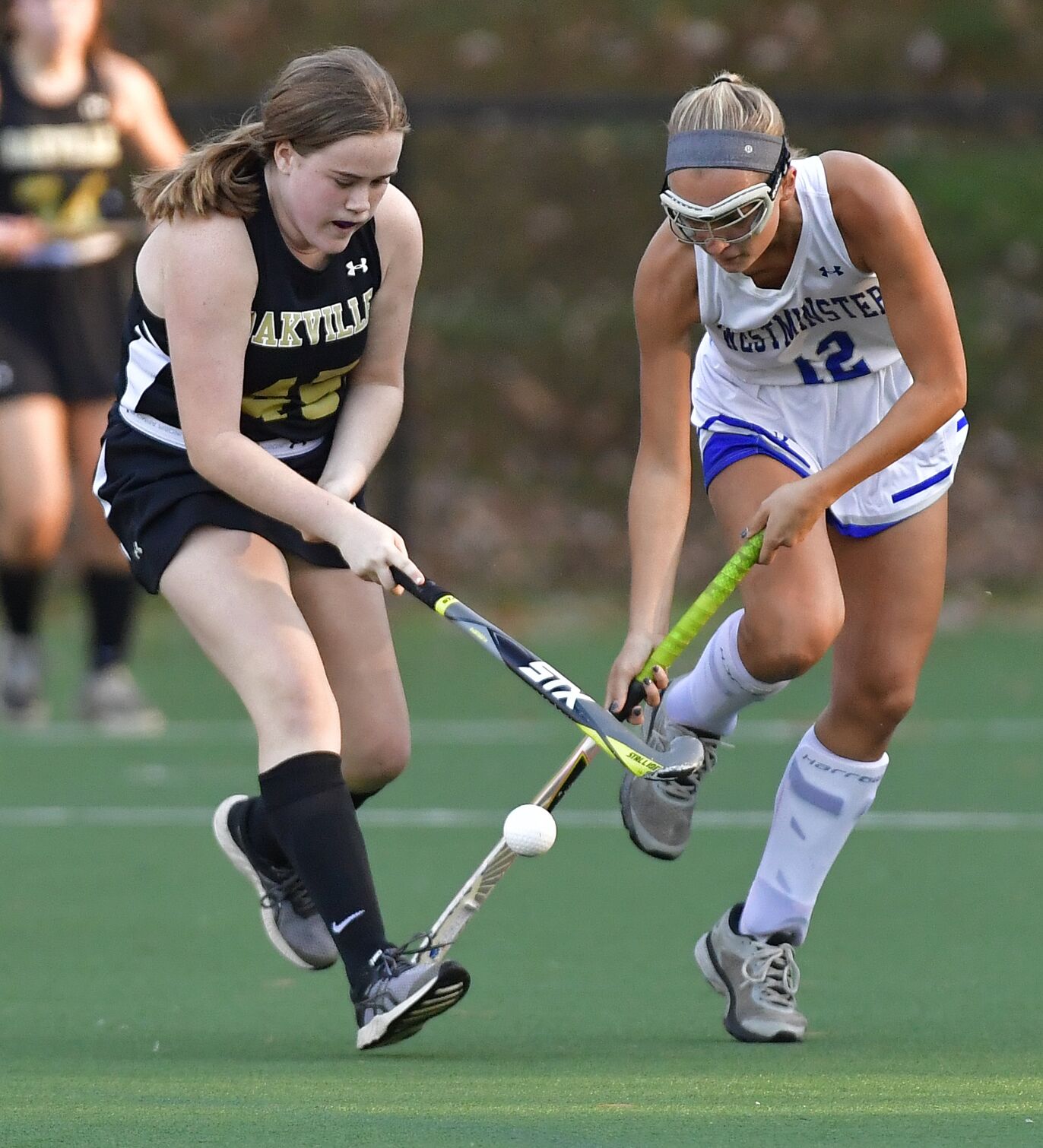 Oakville vs Westminster in Midwest Tournament field hockey